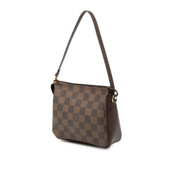 ルイ ヴィトン ダミエ トゥルースメイクアップ ハンドバッグ N51982 ブラウン PVC レザー レディース LOUIS VUITTON 【中古】