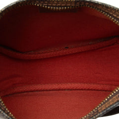 ルイ ヴィトン ダミエ トゥルースメイクアップ ハンドバッグ N51982 ブラウン PVC レザー レディース LOUIS VUITTON 【中古】