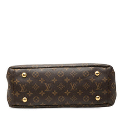ルイ ヴィトン モノグラム パラス ハンドバッグ M41175 スリーズ レッド ブラウン PVC レザー レディース LOUIS VUITTON 中古