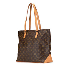 ルイ ヴィトン モノグラム カバ メゾ ショルダーバッグ トートバッグ  M51151 ブラウン PVC レザー レディース LOUIS VUITTON 【中古】