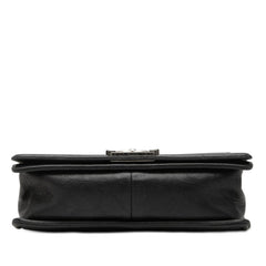 シャネル ココマーク スタッズ ボーイシャネル チェーン ショルダーバッグ ブラック カーフ レディース CHANEL 【中古】