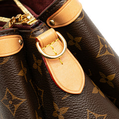 ルイ ヴィトン モノグラム スフロBB ハンドバッグ ショルダーバッグ 2WAY M44815 ブラウン PVC レザー レディース LOUIS VUITTON 【中古】