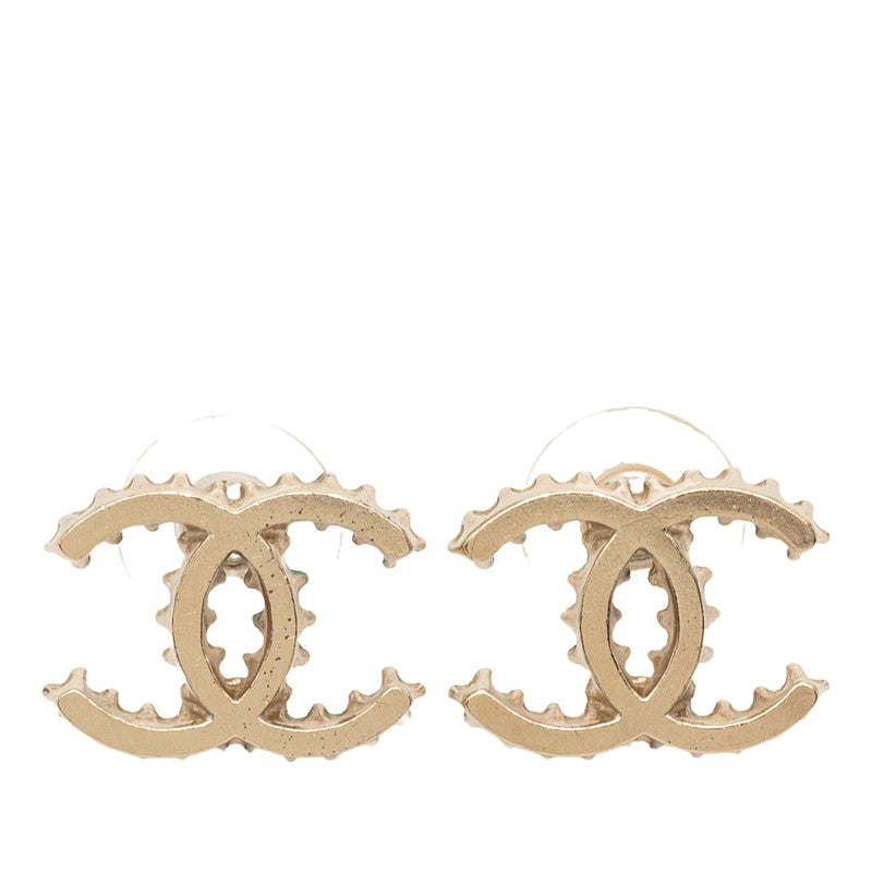 シャネル ココマーク ピアス ゴールド メッキ レディース CHANEL 【中古】