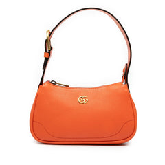 グッチ GGマーモント アフロディーテ ハンドバッグ ワンショルダーバッグ 739076 オレンジ レザー レディース GUCCI 【中古】