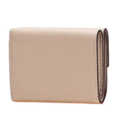 ルイ ヴィトン ポルトフォイユ ロック ミニ 三つ折り財布 M69340 グレージュ レザー レディース LOUIS VUITTON 【中古】