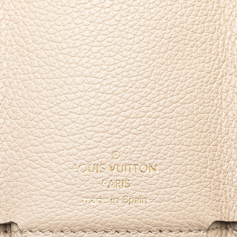 ルイ ヴィトン ポルトフォイユ ロック ミニ 三つ折り財布 M69340 グレージュ レザー レディース LOUIS VUITTON 【中古】