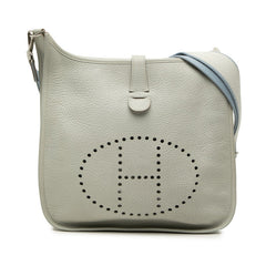 エルメス エブリン3 GM 斜め掛け ショルダーバッグ グレー系 トゴ レディース HERMES 【中古】