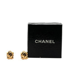 シャネル ヴィンテージ ココマーク ラウンド イヤリング ゴールド メッキ レディース CHANEL 【中古】