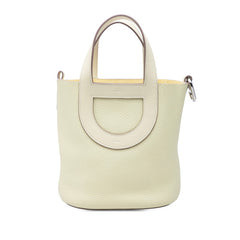 エルメス インザループ18 ハンドバッグ ジョーヌミルトン ライトイエロー系 シルバー金具 トリヨンクレマンス スイフト レディース HERMES 【中古】