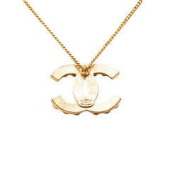 シャネル ココマーク ペンダント ネックレス 02A ゴールド メッキ レディース CHANEL 【中古】