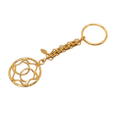 シャネル ココマーク キーホルダー チャーム ゴールド メッキ レディース CHANEL 中古