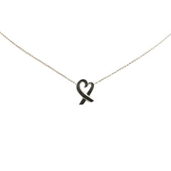 ティファニー ラビングハート ネックレス SV925 シルバー レディース TIFFANY&Co. 【中古】