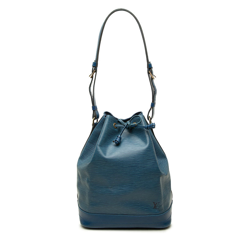ルイ ヴィトン エピ ノエ ショルダーバッグ M44005 トレドブルー レザー レディース LOUIS VUITTON 中古