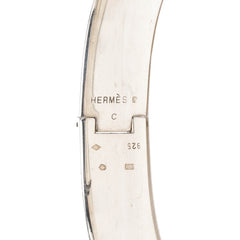 エルメス エマイユPM 七宝焼き バングル ブレスレット SV925 シルバー エナメル レディース HERMES 中古
