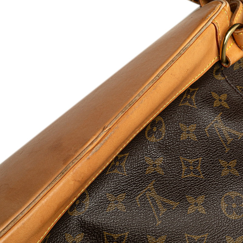 ルイ ヴィトン モノグラム モンスリGM リュック バックパック M51135 ブラウン PVC レザー レディース LOUIS VUITTON 【中古】