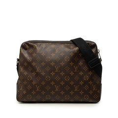 ルイ ヴィトン モノグラム マカサー トーレス 斜め掛け ショルダーバッグ M40387 ブラウン PVC レザー レディース LOUIS VUITTON 中古
