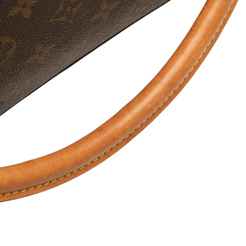 ルイ ヴィトン モノグラム ルーピングMM ワンショルダーバッグ ハンドバッグ M51146 ブラウン PVC レザー レディース LOUIS VUITTON 【中古】