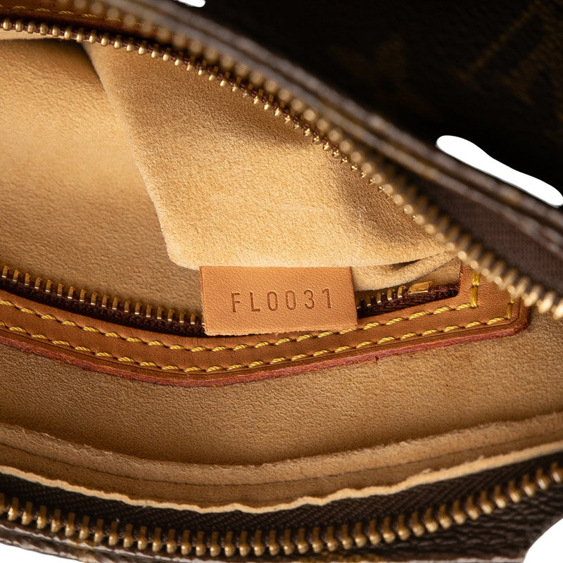 ルイ ヴィトン モノグラム ルーピングMM ワンショルダーバッグ ハンドバッグ M51146 ブラウン PVC レザー レディース LOUIS VUITTON 【中古】