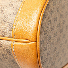 グッチ × ディズニー Disney ミニGGスプリーム ミッキーマウス バケットバッグ ショルダーバッグ 602691 ブラウン PVC レザー レディース GUCCI 【中古】