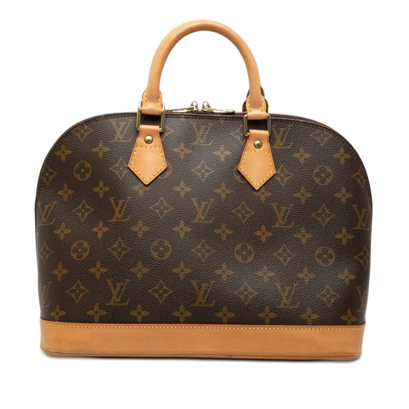 ルイ ヴィトン モノグラム アルマPM 旧型 ハンドバッグ M51130 ブラウン PVC レザー レディース LOUIS VUITTON 【中古】