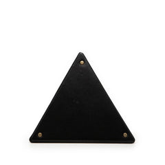 サンローラン カサンドラ YSLロゴ ピラミッド ハンドバッグ ポーチ ブラック レザー レディース SAINT LAURENT 【中古】