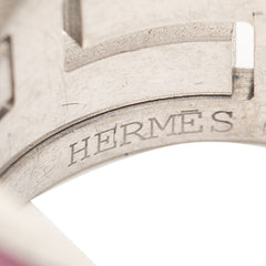 エルメス ムーブ アッシュ リング 指輪 #49 SV925 シルバー レディース HERMES 【中古】