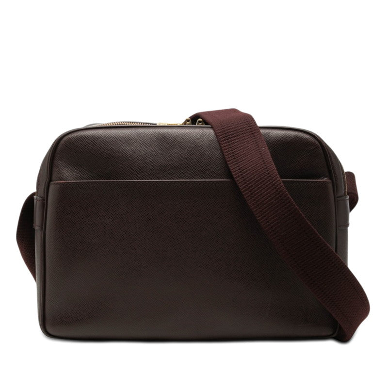 ルイ ヴィトン タイガ リポーターPM 斜め掛け ショルダーバッグ M30156 アカジュー ワインレッド レザー メンズ LOUIS VUITTON 【中古】