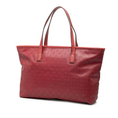 グッチ GGインプリメ トートバッグ 211137 レッド ピンク PVC レザー レディース GUCCI 【中古】