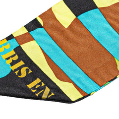 エルメス ツイリー EX-Libris en Camouflage エクスリブリス カモフラージュ スカーフ マルチカラー シルク レディース HERMES 【中古】