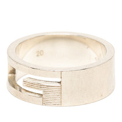 グッチ ブランデッドG リング 指輪 #20 SV925 シルバー レディース GUCCI 【中古】