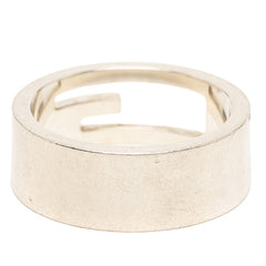 グッチ ブランデッドG リング 指輪 #20 SV925 シルバー レディース GUCCI 【中古】