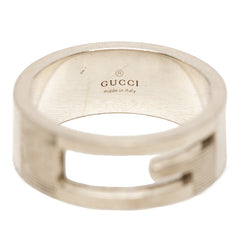 グッチ ブランデッドG リング 指輪 #20 SV925 シルバー レディース GUCCI 【中古】