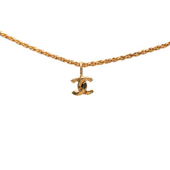 シャネル ココマーク チェーン ペンダント ネックレス ゴールド メッキ レディース CHANEL 【中古】