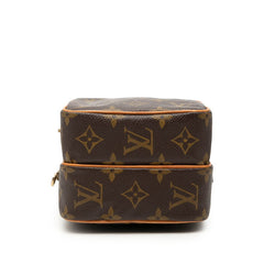ルイ ヴィトン モノグラム ミニ アマゾン 斜め掛け ショルダーバッグ M45238 ブラウン PVC レザー レディース LOUIS VUITTON 【中古】