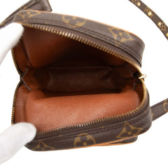 ルイ ヴィトン モノグラム ミニ アマゾン 斜め掛け ショルダーバッグ M45238 ブラウン PVC レザー レディース LOUIS VUITTON 【中古】