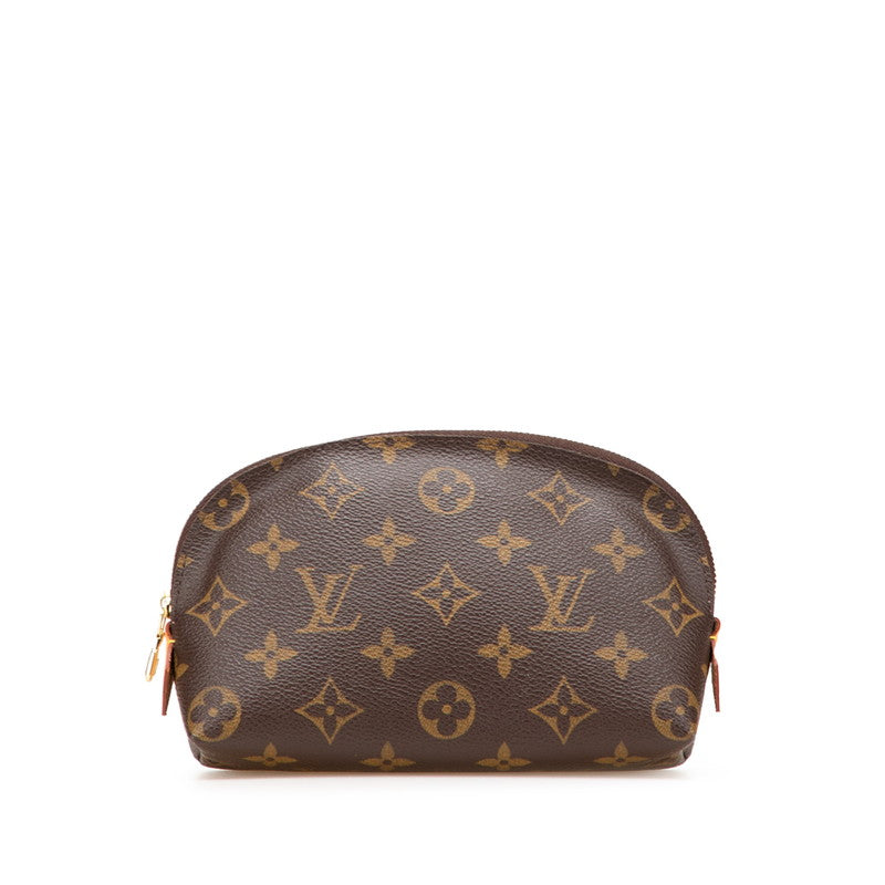 ルイ ヴィトン モノグラム ポシェット コスメティック ポーチ M47515 ブラウン PVC レザー レディース LOUIS VUITTON 【中古】