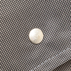 エルメス エールライン バサスMM 斜め掛け ショルダーバッグ メッセンジャーバッグ グレー ブラック キャンバス レディース HERMES 【中古】