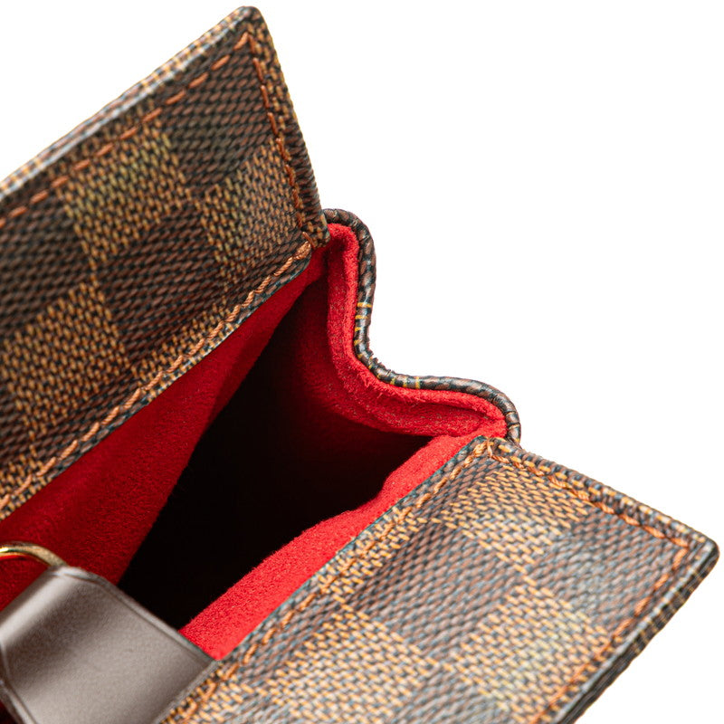 ルイ ヴィトン ダミエ パリオリPM ハンドバッグ トートバッグ N51123 ブラウン PVC レザー レディース LOUIS VUITTON 【中古】
