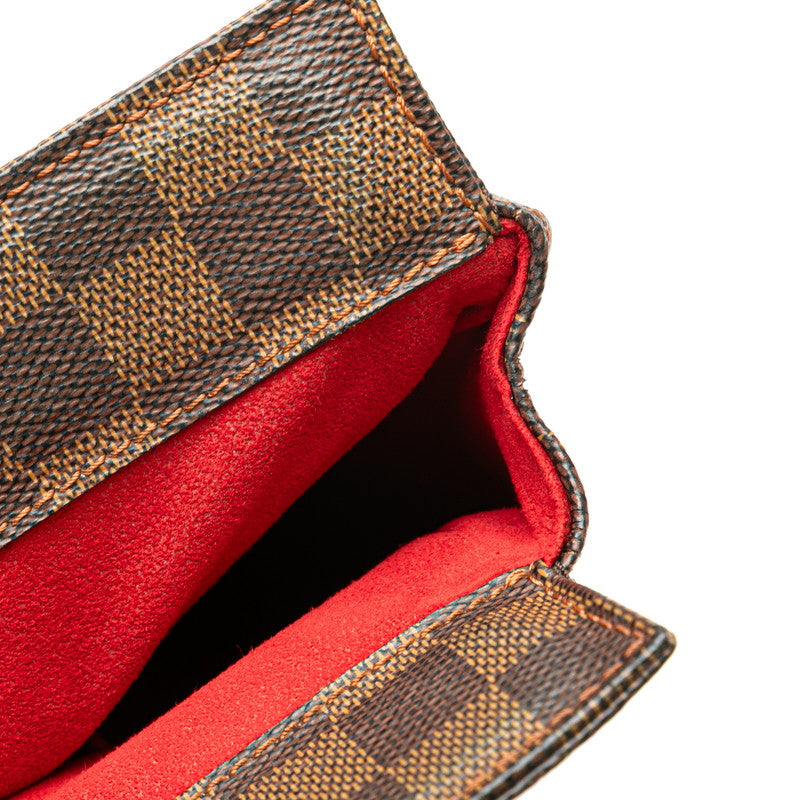 ルイ ヴィトン ダミエ パリオリPM ハンドバッグ トートバッグ N51123 ブラウン PVC レザー レディース LOUIS VUITTON 【中古】