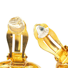 シャネル ココマーク ラウンド イヤリング ゴールド メッキ レディース CHANEL 【中古】