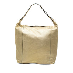 ボッテガヴェネタ ワンショルダーバッグ ゴールド レザー レディース BOTTEGAVENETA 【中古】