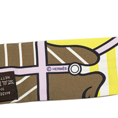 エルメス ツイリー QUADRIGE BAYADERE カドリージュ バヤデール スカーフ マルチカラー シルク レディース HERMES 【中古】