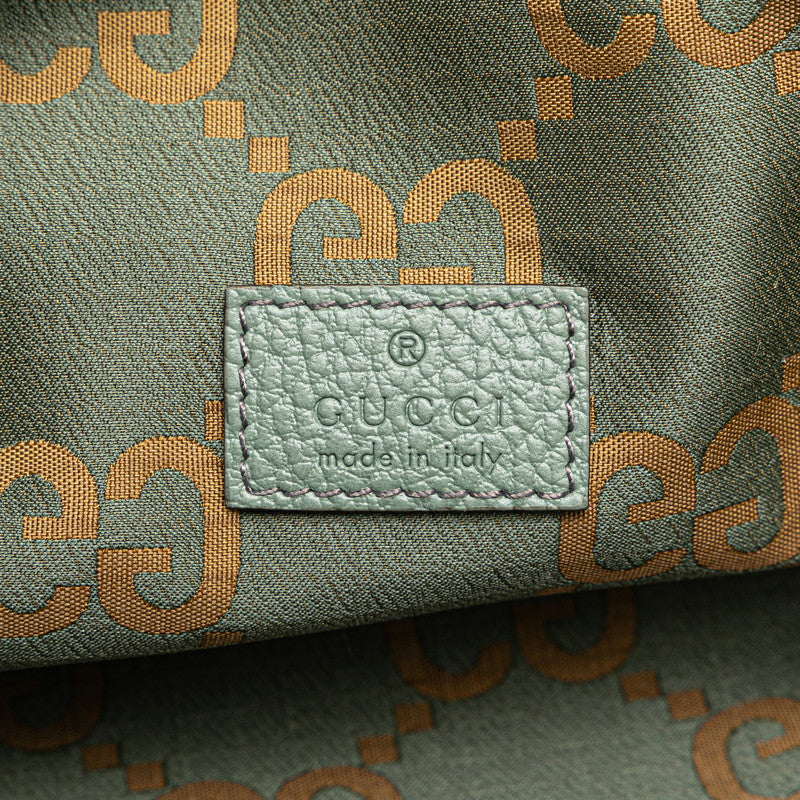 グッチ GGリップストップ ウエストバッグ ボディバッグ 792287 カーキグリーン ナイロン レディース GUCCI 【中古】