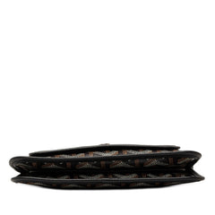 ゴヤール プリュメ ショルダーバッグ ポーチ ウォレット ブラック マルチカラー PVC レザー レディース GOYARD 【中古】