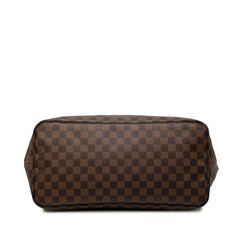 ルイ ヴィトン ダミエ ネヴァーフルGM トートバッグ ショルダーバッグ N51106 ブラウン PVC レザー レディース LOUIS VUITTON 【中古】