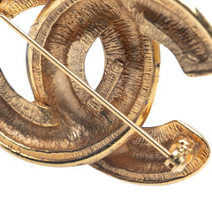 シャネル ココマーク マトラッセ ブローチ ゴールド メッキ レディース CHANEL 【中古】