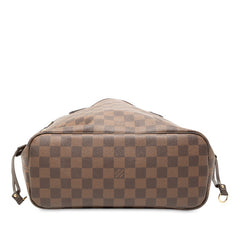 ルイ ヴィトン ダミエ ネヴァーフルPM ハンドバッグ トートバッグ N41359 ブラウン PVC レザー レディース LOUIS VUITTON 【中古】