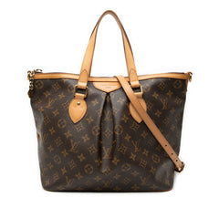 ルイ ヴィトン モノグラム パレルモPM ハンドバッグ ショルダーバッグ 2WAY M40145 ブラウン PVC レザー レディース LOUIS VUITTON 【中古】