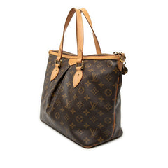 ルイ ヴィトン モノグラム パレルモPM ハンドバッグ ショルダーバッグ 2WAY M40145 ブラウン PVC レザー レディース LOUIS VUITTON 【中古】