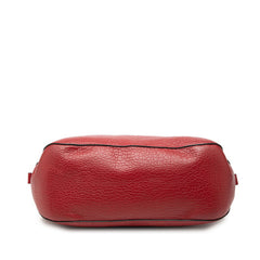 バーバリー ハンドバッグ ショルダーバッグ 2WAY レッド レザー レディース BURBERRY 【中古】